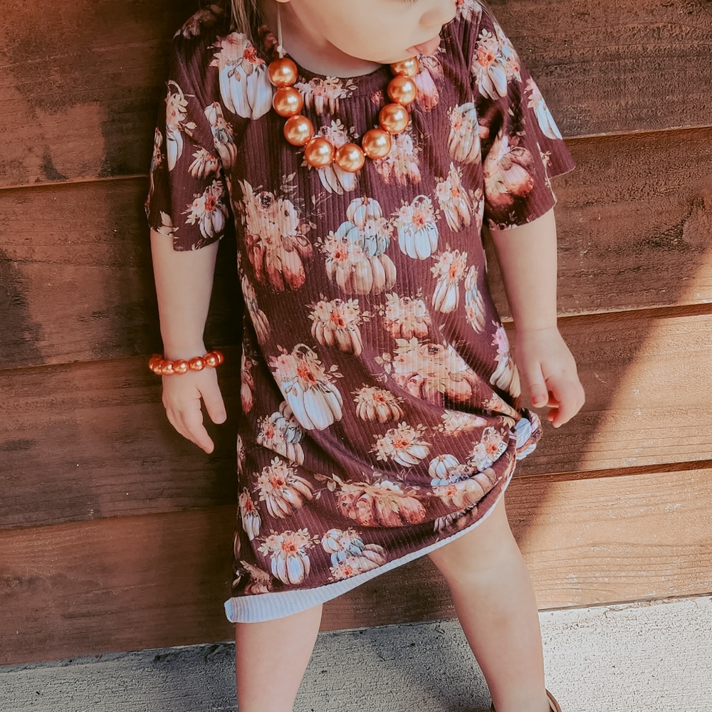 Floral Tshirt Dress